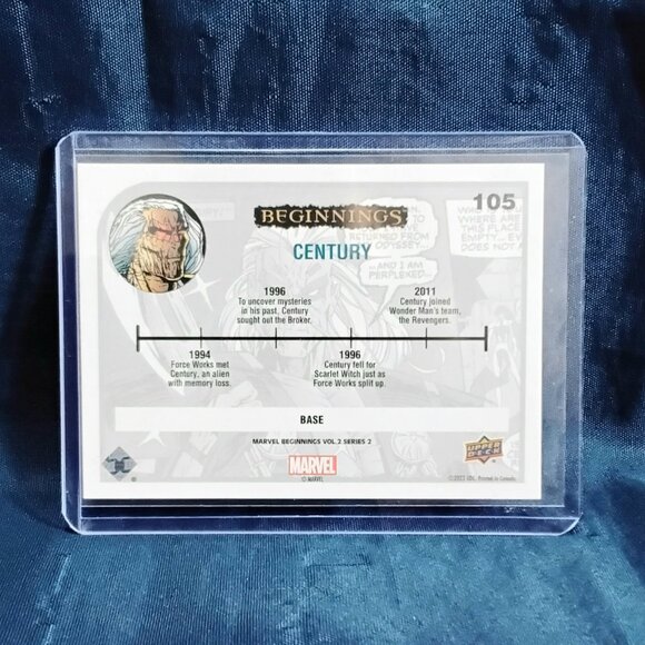 5/$20 Mint 2023 UD Century Marvel Beginnings Vol. 2 Series 2 Card 105!! - Picture 2 of 2